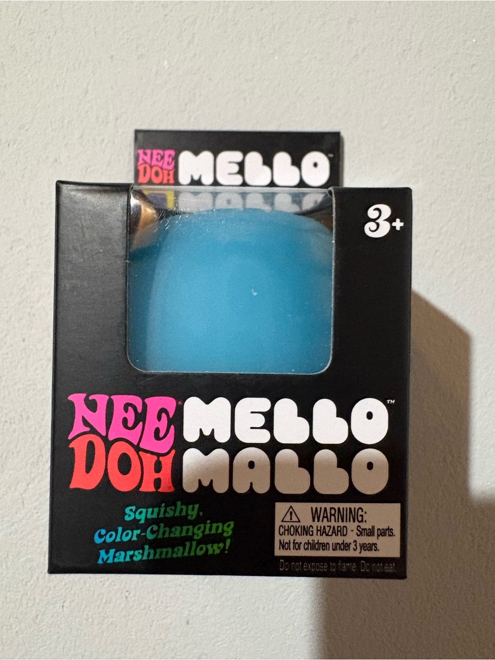 Mello Mallo Squishy Color-Changing Marshmallow Toy - Blue
